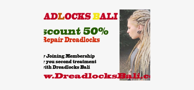 Best Price Dreadlocks In Bali - Full Kit Of Custom Long Natural Synthetic Dreads /, transparent png download