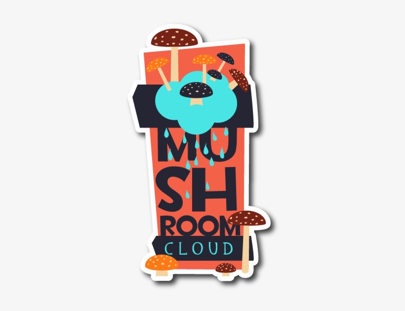 Mushroom Cloud Sticker - Sticker, transparent png download