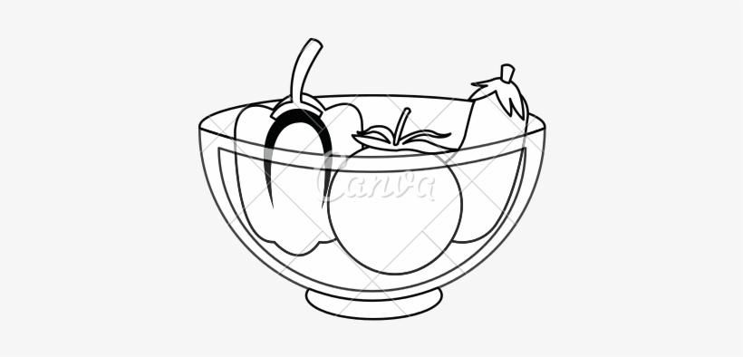 Mixing Bowl Drawing At Getdrawings - Drawing, transparent png download
