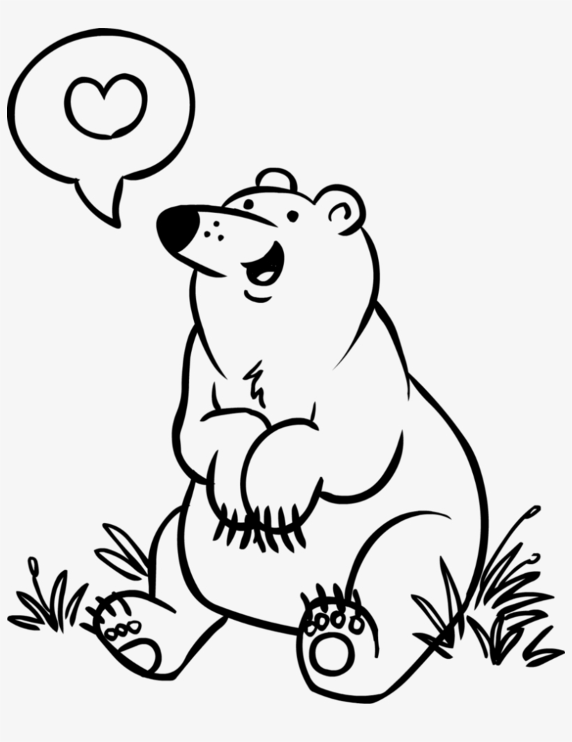 Derp Bear Love By Karlymacdonald On Deviantart Vector - Bear, transparent png download