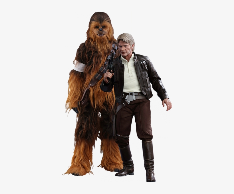 Hot Toys Movie Masterpiece Series Sixth Scale Force - Han Solo & Chewbacca, transparent png download