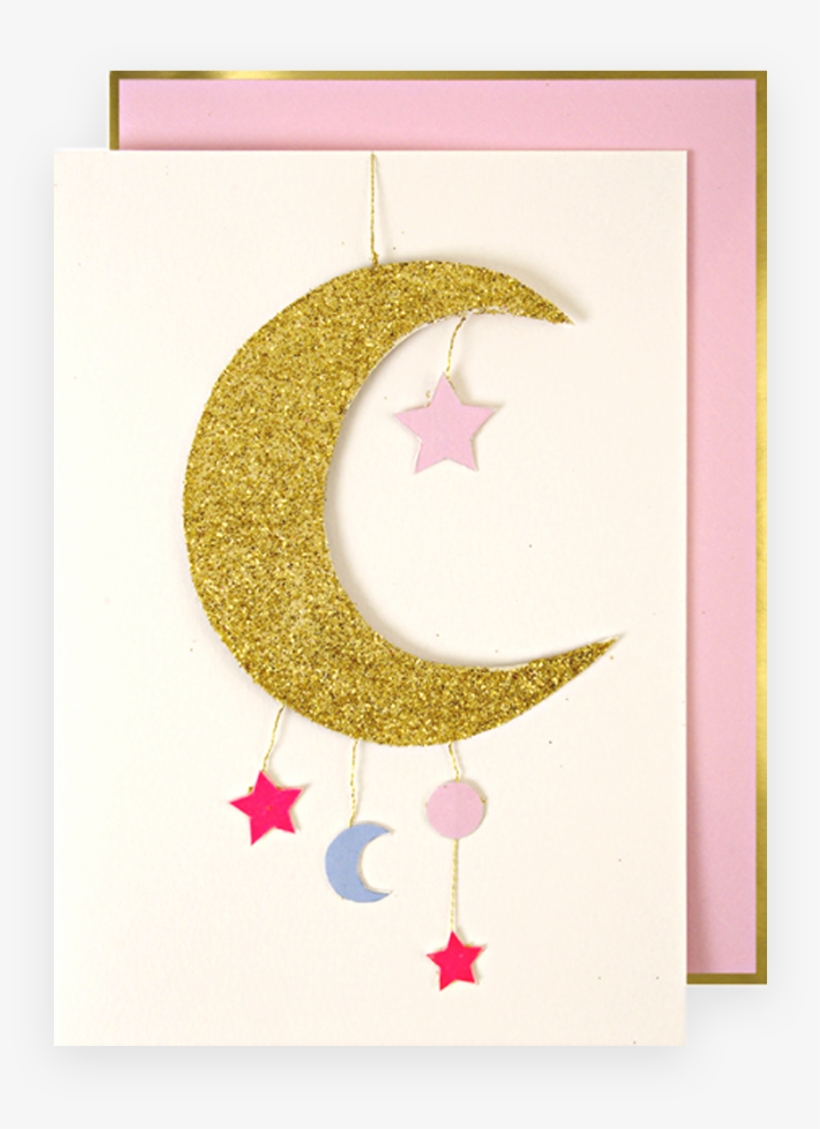 Babygirlcard V=1527711647 - Meri Meri Baby Girl Mobile Greeting Card, transparent png download