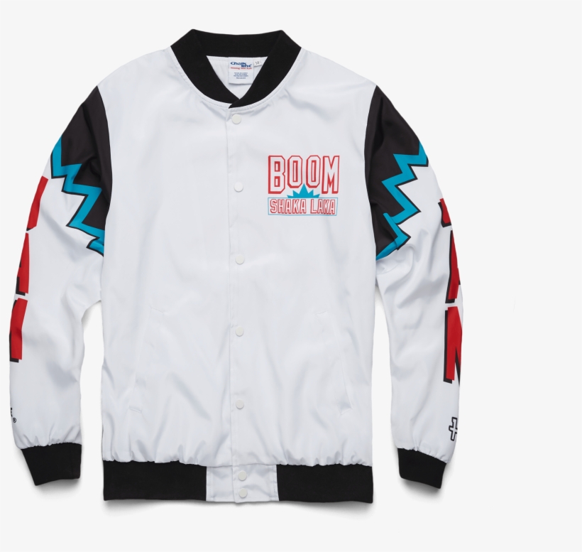 Nba Jam Chalk Line Jacket Retro Arcade Video Game Snap - Sweater, transparent png download
