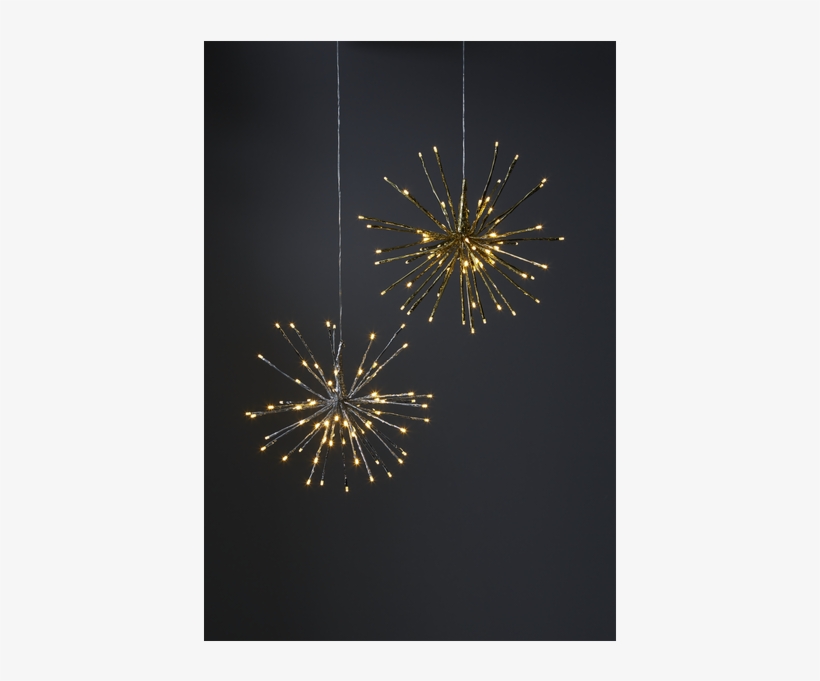 Hanging Decoration Firework - Silver, transparent png download