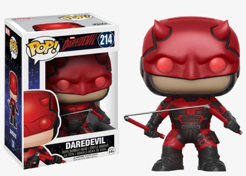 Daredevil Bobble-head - Funko Pop Daredevil 214, transparent png download