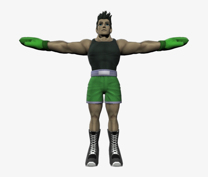 Download Zip Archive - Little Mac T Pose, transparent png download