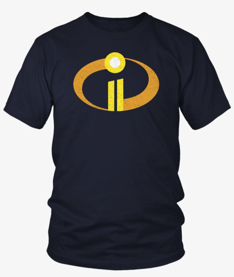 Disney Pixar Incredibles 2 Logo Graphic T-shirt - Real Grandpas Play Guitar #1 Custom T-shirt | Funny, transparent png download