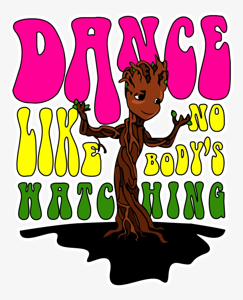 Dancing Baby Groot By Cheekydesignz On Deviantart - Cartoon, transparent png download