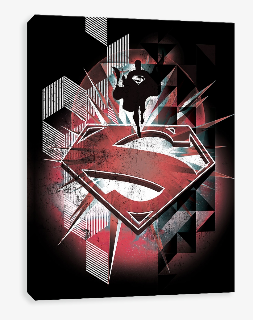 Superman Logo Burst - Superman Iphone 7 Case - Red Superman Pattern | Skinit, transparent png download