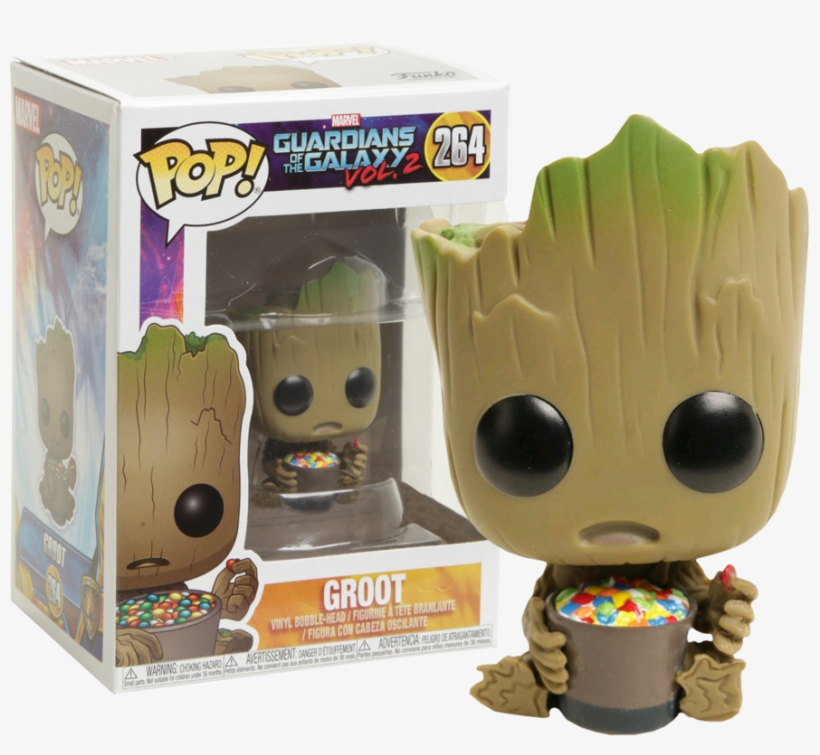 Guardians Of The Galaxy Vol - Groot With Candy Funko Pop, transparent png download