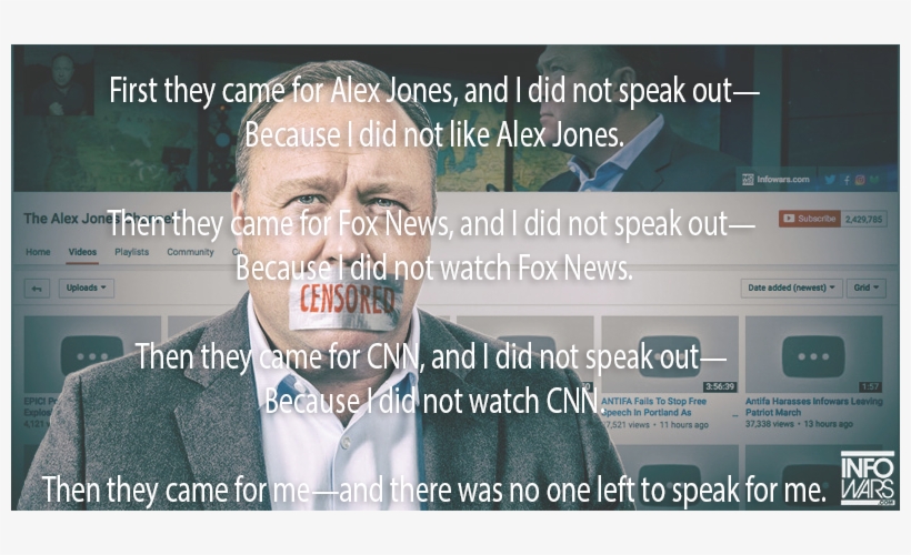 Ont-ils Fait D'alex Jones Le Héros D'internet - Alex Jones Banned, transparent png download