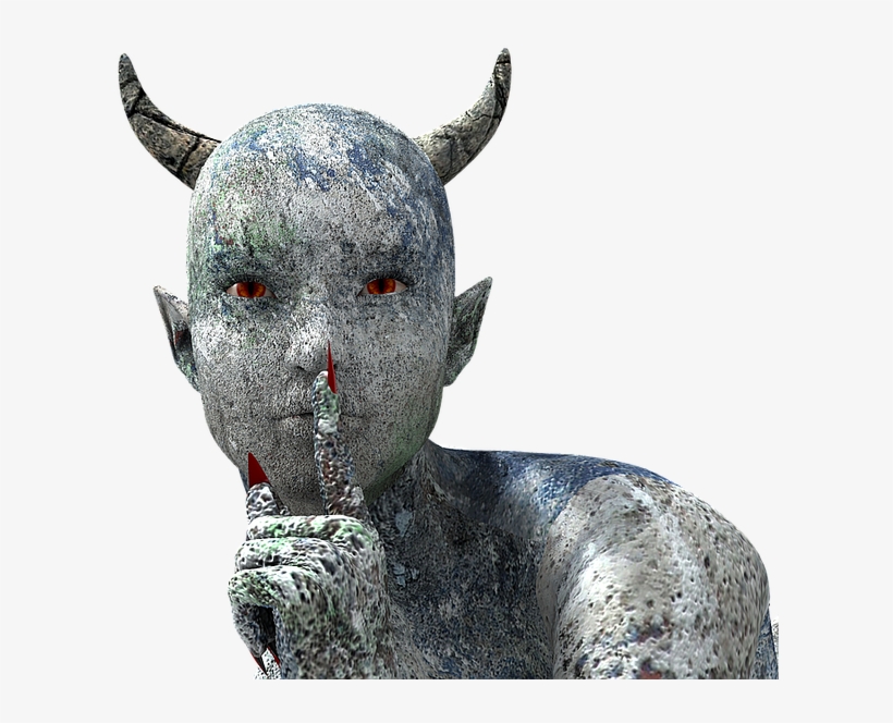 Christian Conspiracy Theorist Claims Bigfoot Is A 'demonic - Devil Statue Png, transparent png download