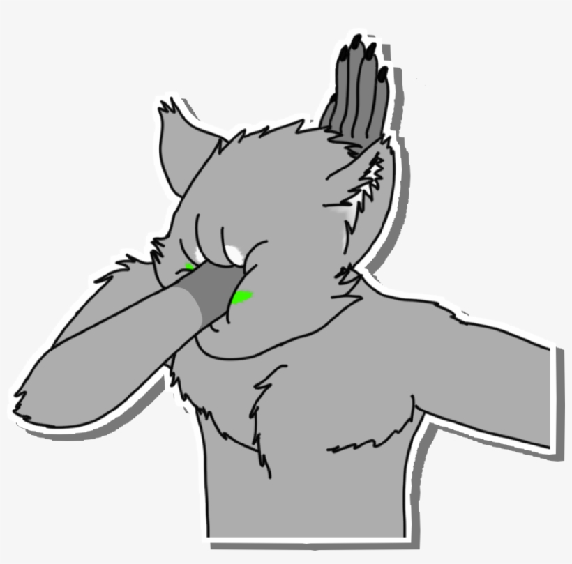 Ultimate Facepalm - Furry Facepalm, transparent png download