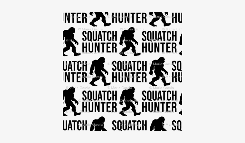 Squatch Hunter Bigfoot Silhouette - Bigfoot, transparent png download