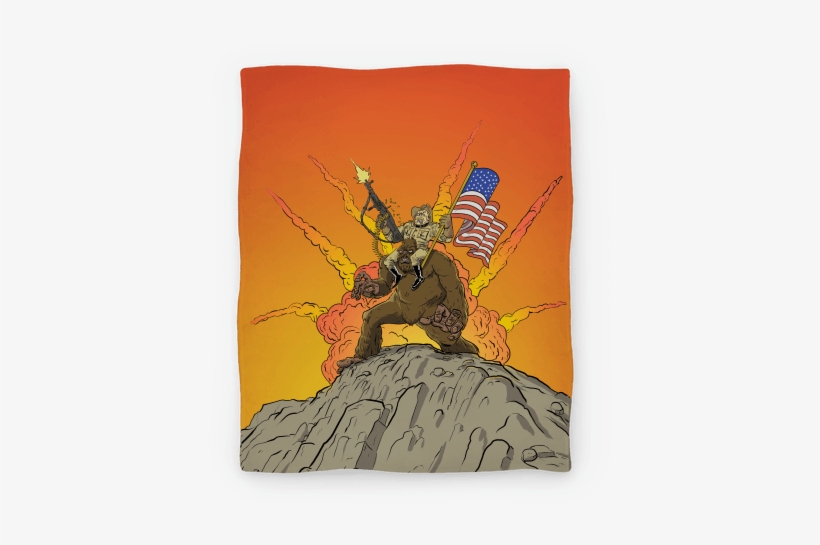 Teddy And Bigfoot - Teddy Roosevelt Riding Bigfoot, transparent png download