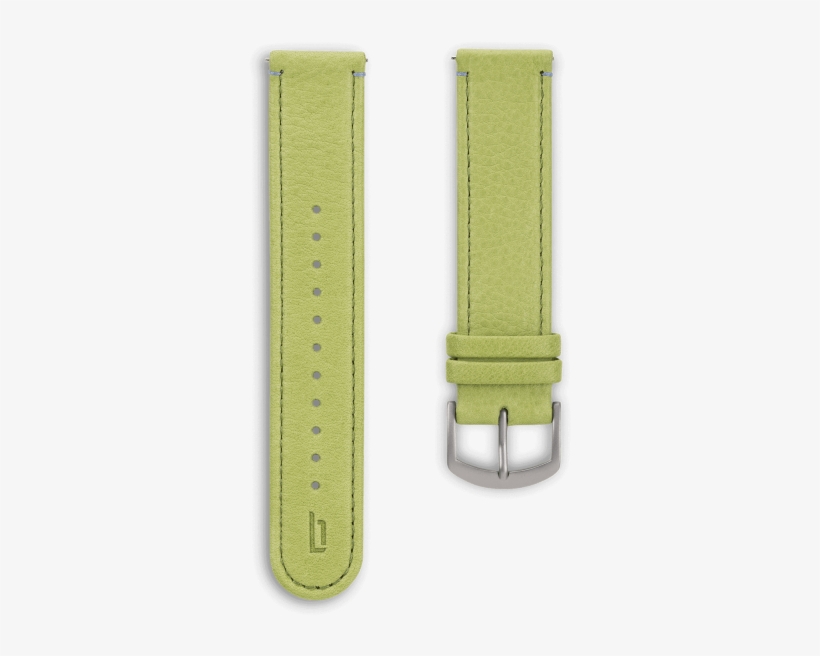 Leather Strap - Greenery-silver - Berlin, transparent png download