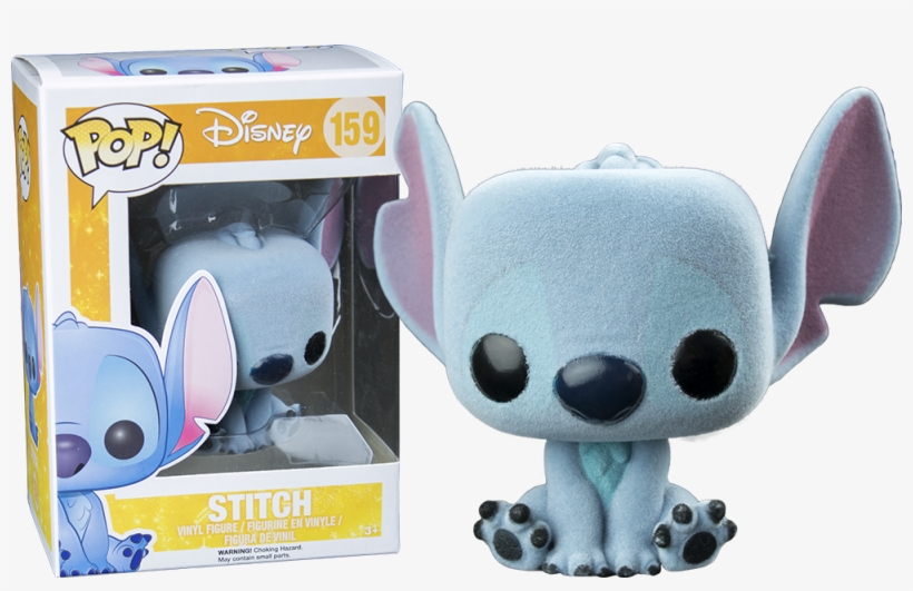 Lilo - Flocked Stitch Funko Pop, transparent png download
