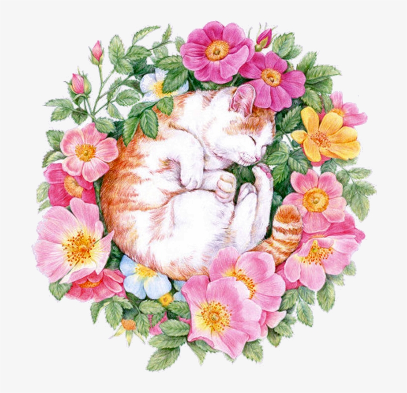 U B E Bu - Color Pencil Flowers Painting, transparent png download