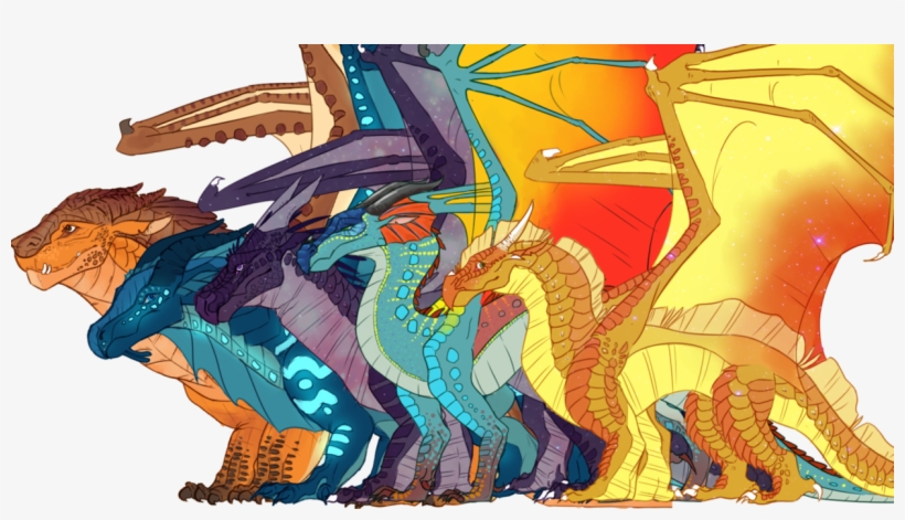 Dragonets Of Destiny By Velocirapioca - Wings Of Fire Dragons, transparent png download