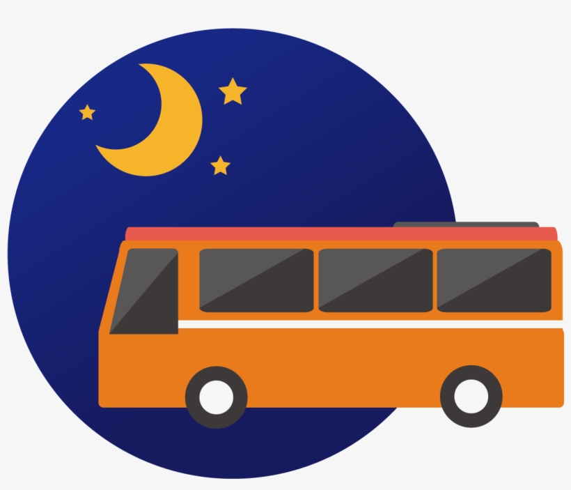 Highway Clipart Bus Route - Bus, transparent png download