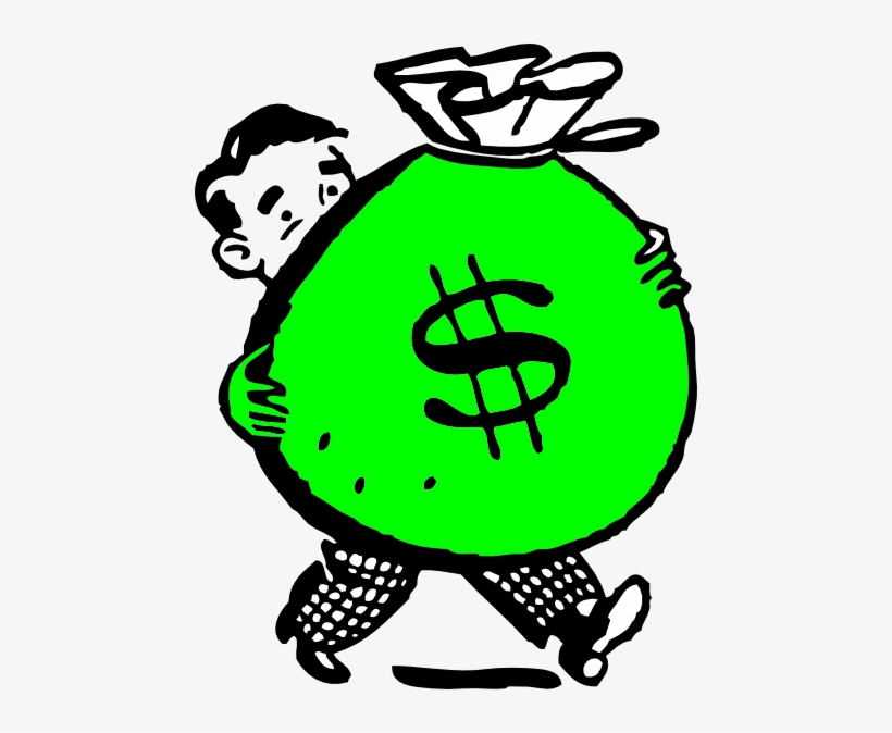 How To Set Use Green Money Bag Clipart, transparent png download