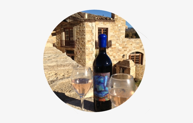 Blue Chair On Wine Bottle, transparent png download
