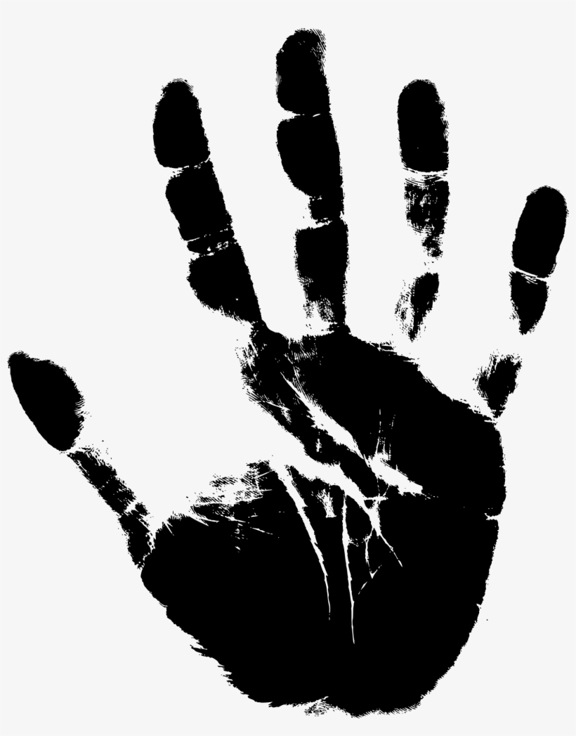 Handprint Transparent Human - Terrorism By Carla Mooney, transparent png download