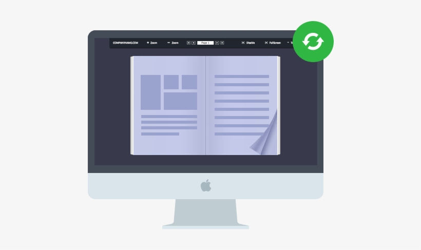 Powerful Mac Flipbook Converter - Computer Monitor, transparent png download