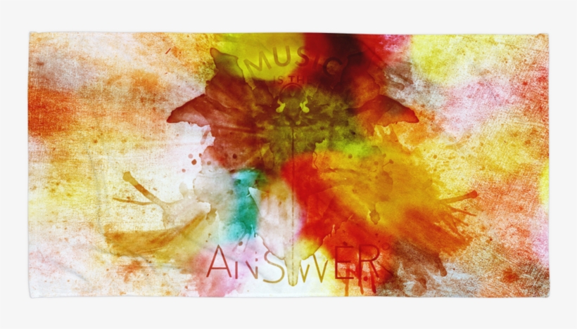 Music Inkblot • Towel - Still Life, transparent png download