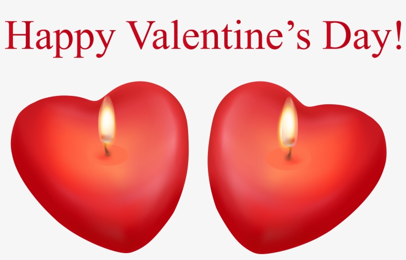 Happy Valentine's Day Heart Candles Transparent Png - Superhero Comics Birthday Banner, transparent png download