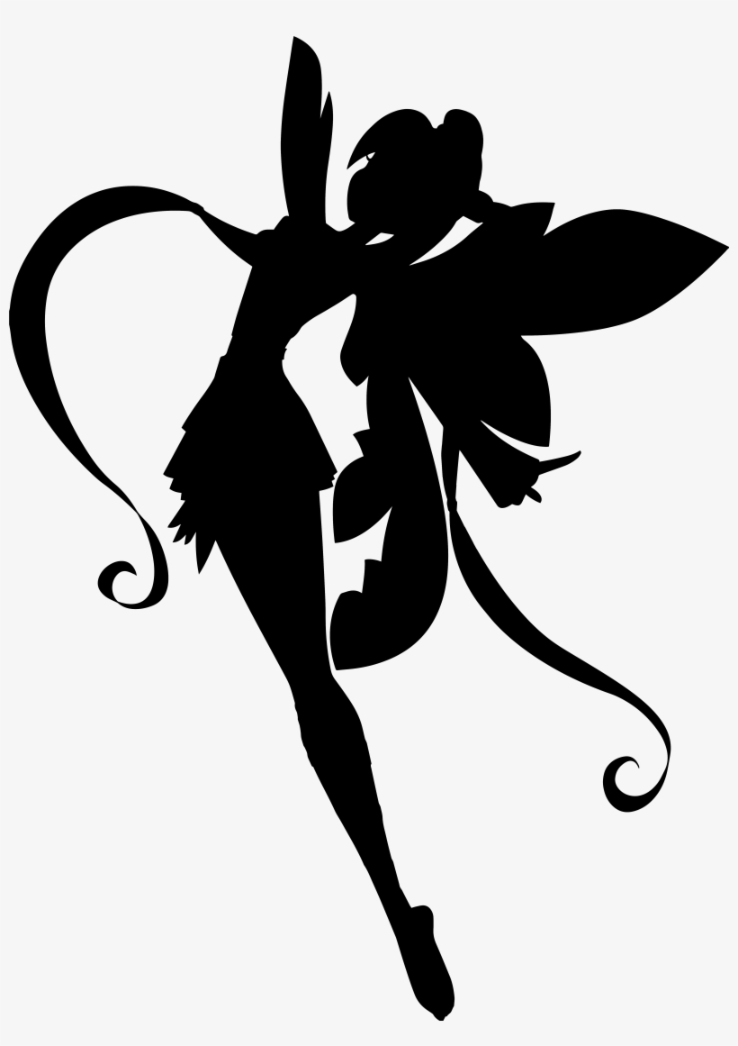 Fairy Clipart Silhouette - Fairy Clipart Transparent, transparent png download