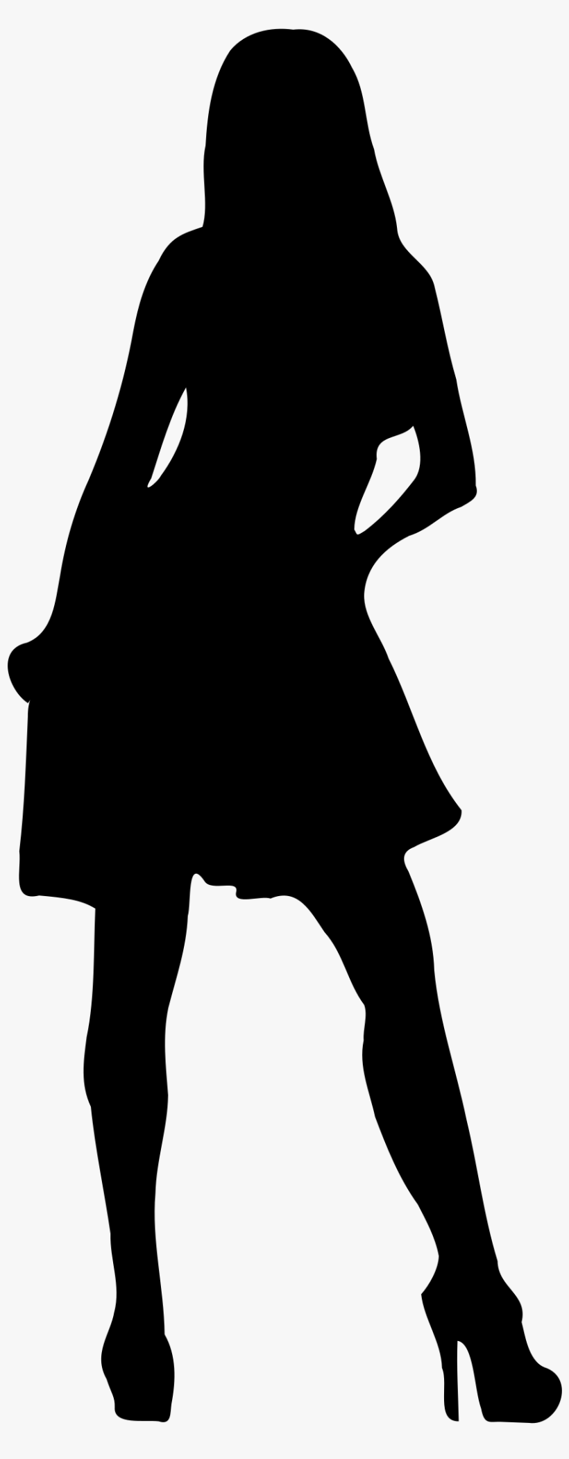 Exotic Clipart Woman Silhouette - Female Silhouette No Background, transparent png download