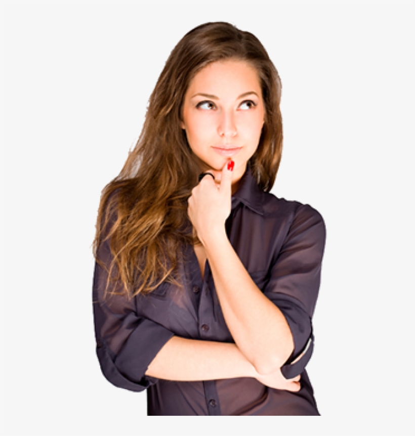 Thinking Woman Png Free Download - Thinking Woman Png Transparent PNG ...