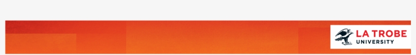 La Trobe Branded Lower Third/name Super Orange, transparent png download