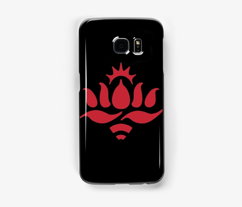 "red Lotus Logo, Black Background" Samsung Galaxy Cases - Smartphone, transparent png download