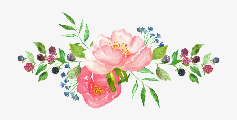 Pin Heypik Design On Images Mockups Vectors Free Graphic - Transparent Watercolor Floral Png, transparent png download