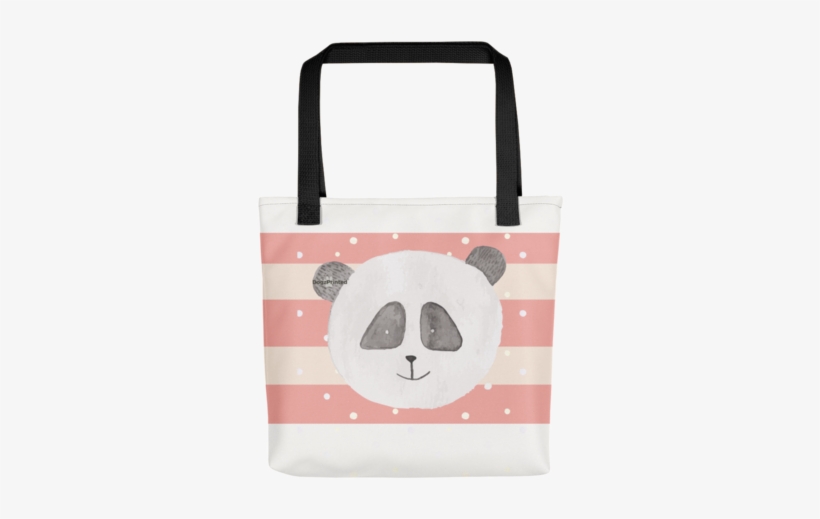 Fashion Tote Bag With A Zipper - Quadro Panda Baby Chocolate Amarelo, transparent png download