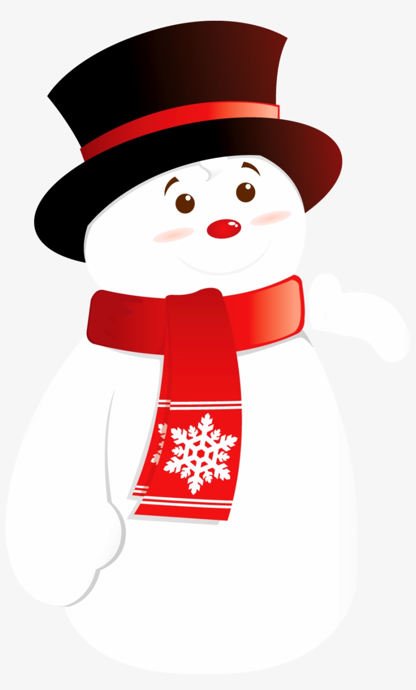 Go To Image - Merry Christmas Snowman Round Ornament, transparent png download