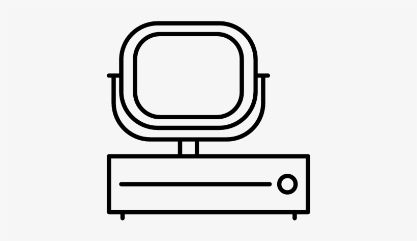 Old Tv Vector - Television, transparent png download