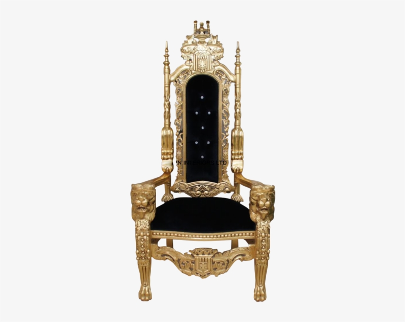 Lion Throne - Throne Png, transparent png download