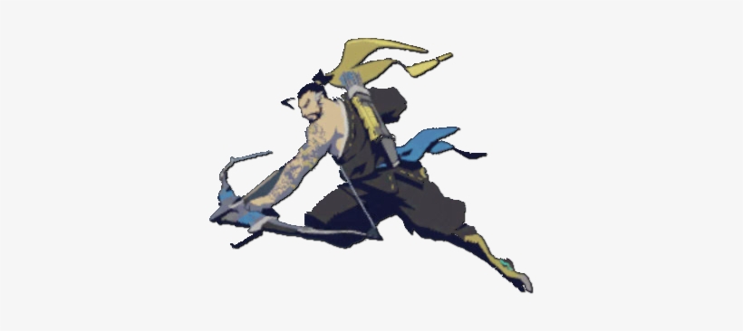 Hanzo Overwatch Png Graphic Free Download - Hanzo Archer Spray, transparent png download