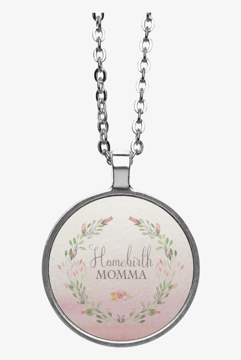 Homebirth Mama Circle Necklace - Color Guard Crest Necklace, transparent png download