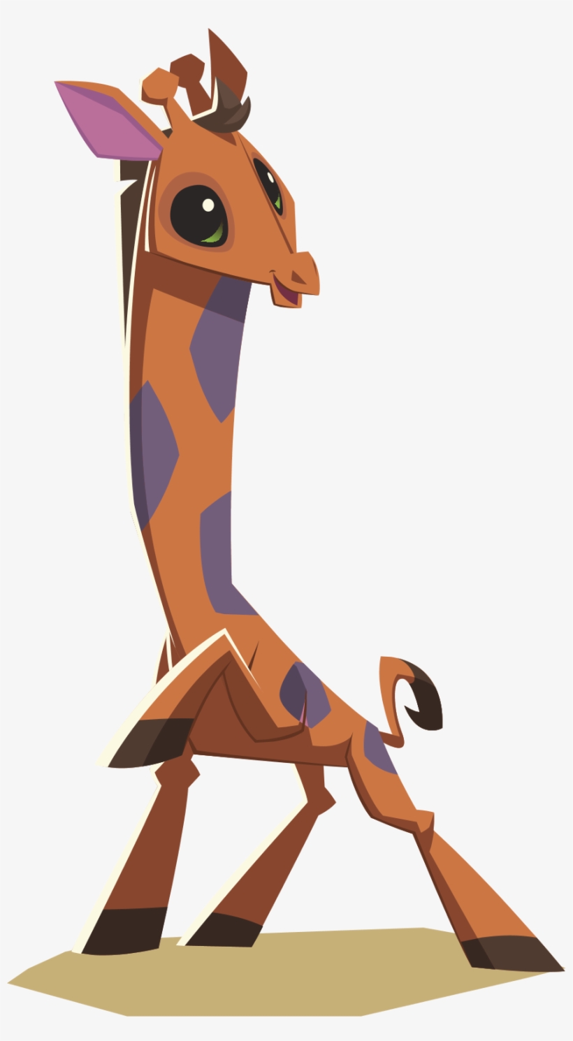 Renovated Art Giraffe - Giraffe Animal Jam Animals, transparent png download