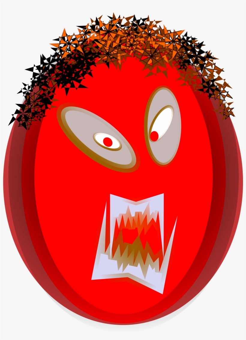 Picture Freeuse Download Angry Mask Big Image Png - Gambar Wajah Marah, transparent png download
