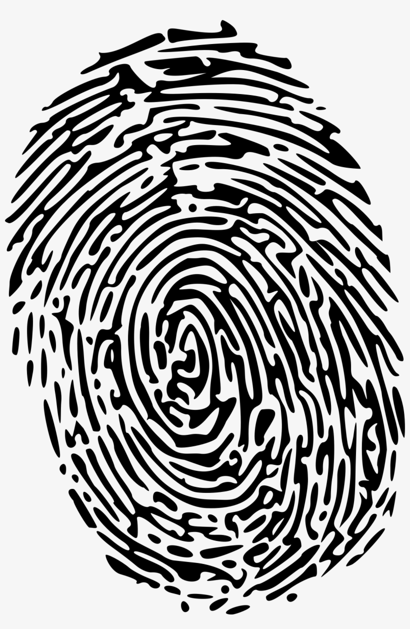 Bw Png Stickpng Download - Fingerprint Transparent, transparent png download