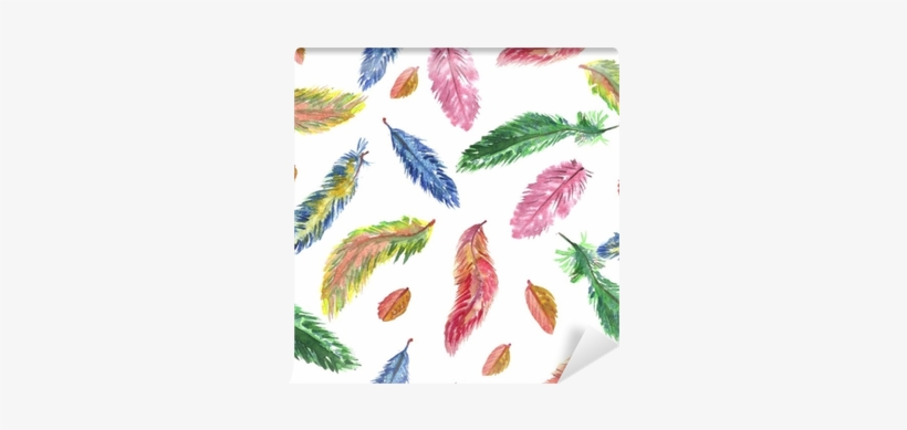 Hand Drawn Watercolor Seamless Pattern - Drawing, transparent png download