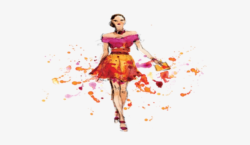 Fashion Show Png Jpg Black And White - Fashion Show Model Png, transparent png download