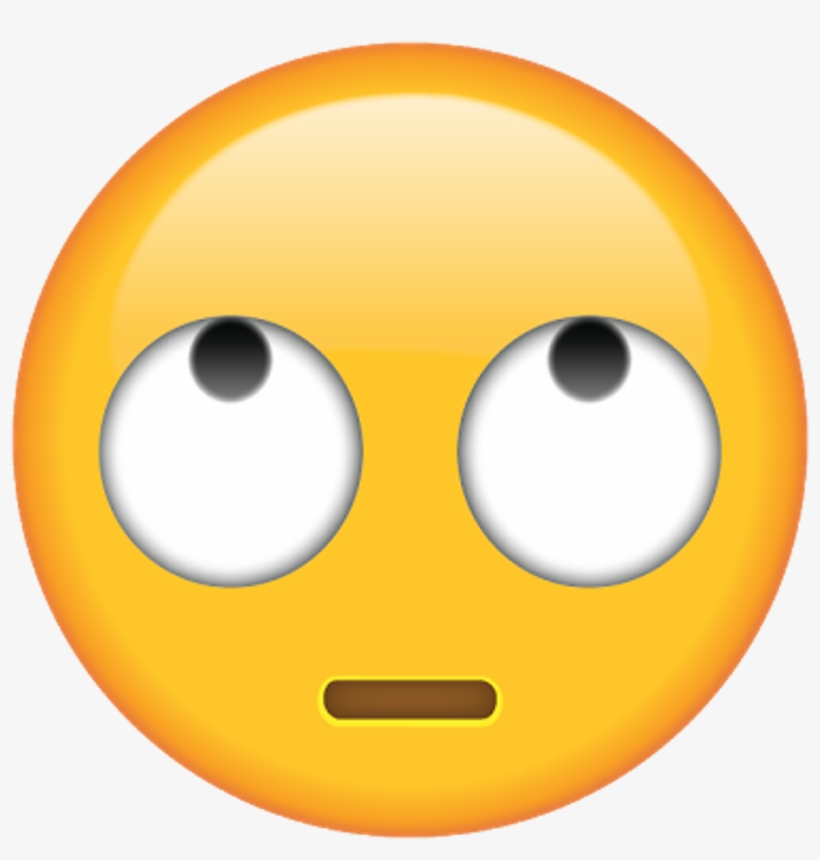 Download Ai File - Rolling Eyes Emoji Png, transparent png download