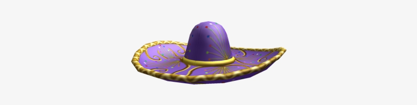 Purple Fiesta Sombrero - Costume Hat, transparent png download