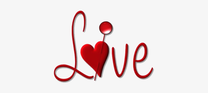 Love - Love With Heart Png, transparent png download